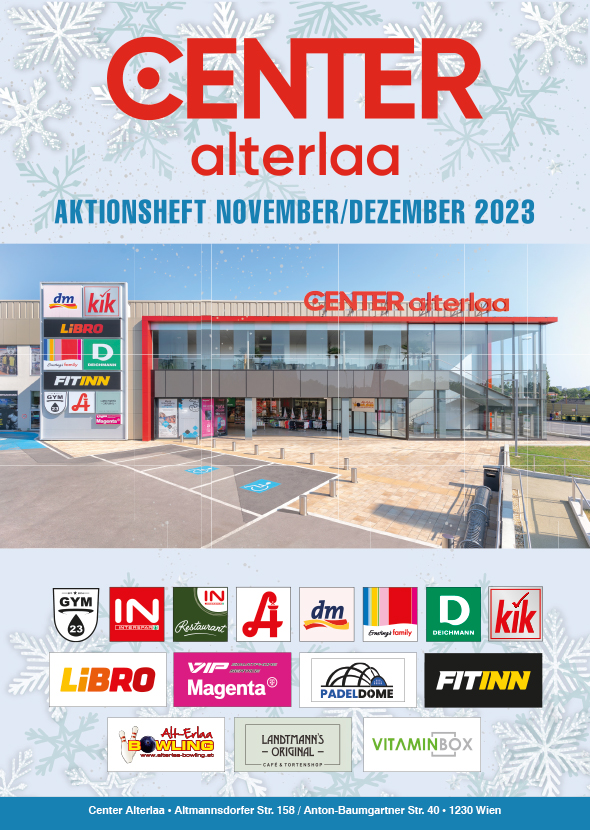 Aktionsheft Center Alterlaa November - Dezember 2023