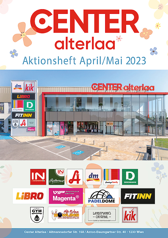 Aktionsheft Center Alterlaa April - Mai 2023